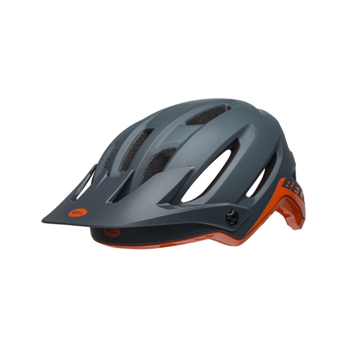 Bell 4Forty Mips - Cykelhjelm - Str. 59-63 cm - Mat-Glans Grå/Orange