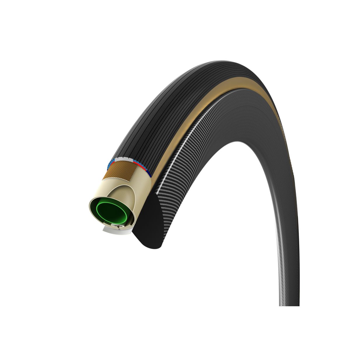 Vittoria Corsa G+ 28x25c Tubular - Natur/sort