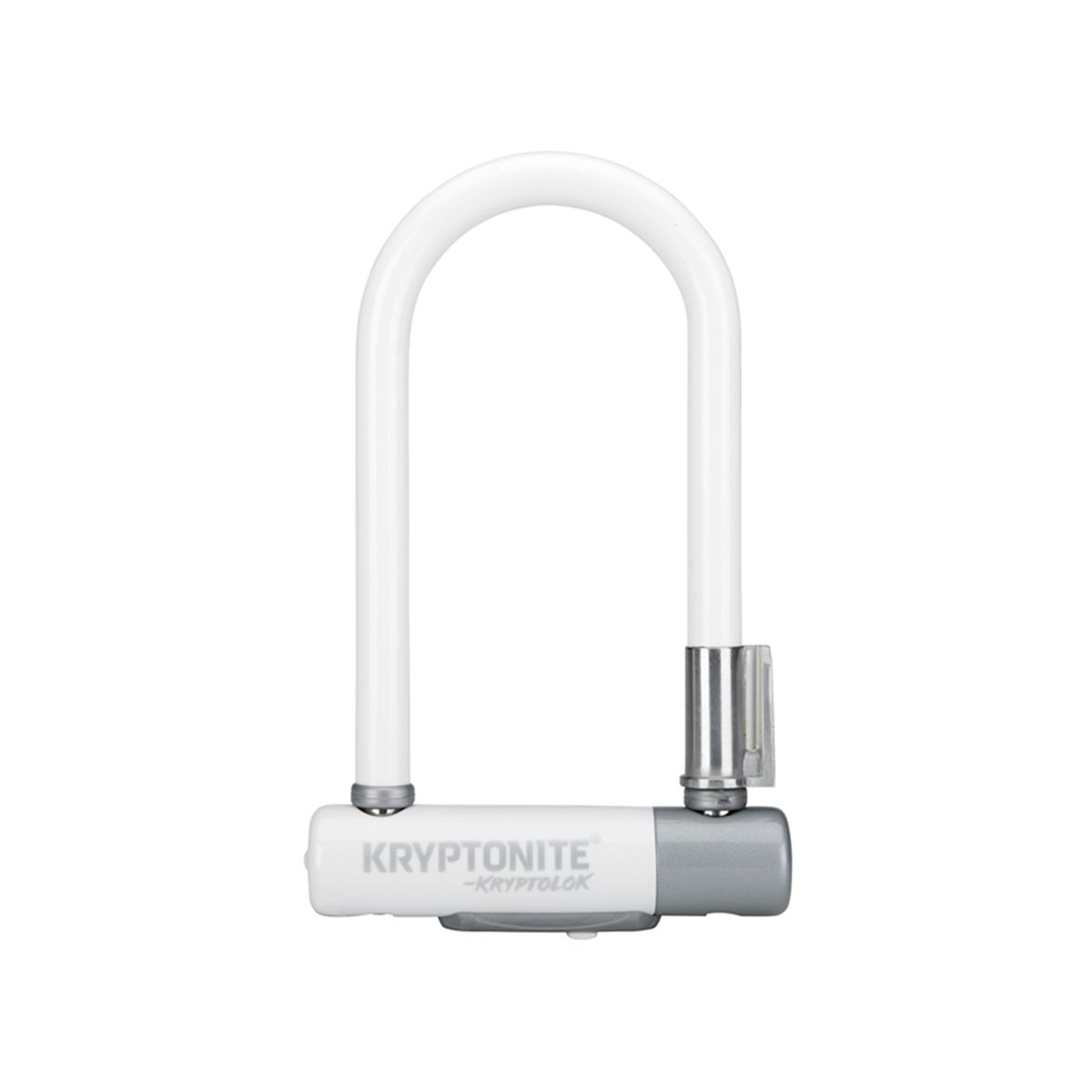 Kryptonite bøjlelås - Kryptolok 2 Mini 7 - U-Lock 8,2x17,8cm - Hvid