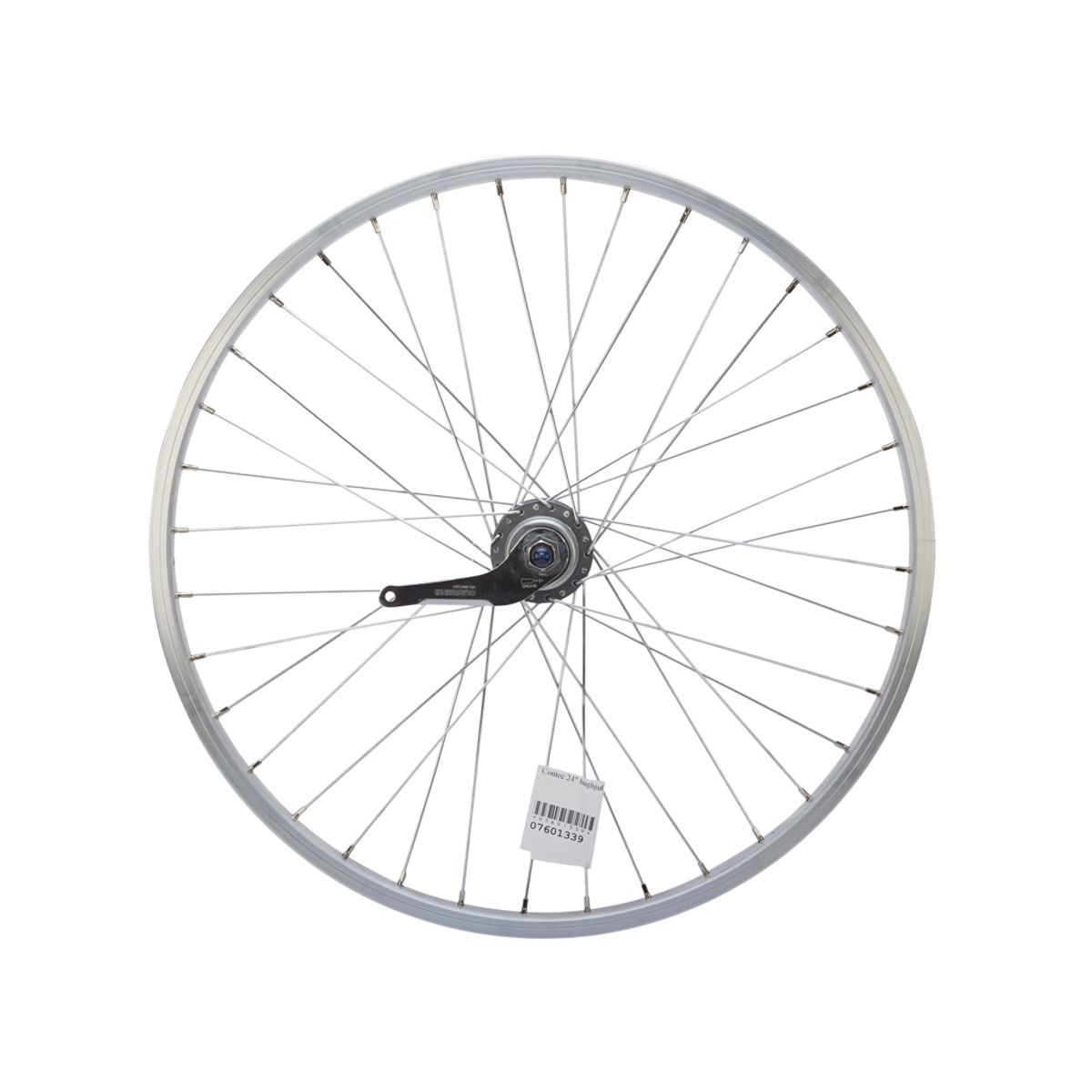 Contec 24" baghjul - Aluminiumsfælg - 19-507 - Shimano Nexus 3 gear - Sølv