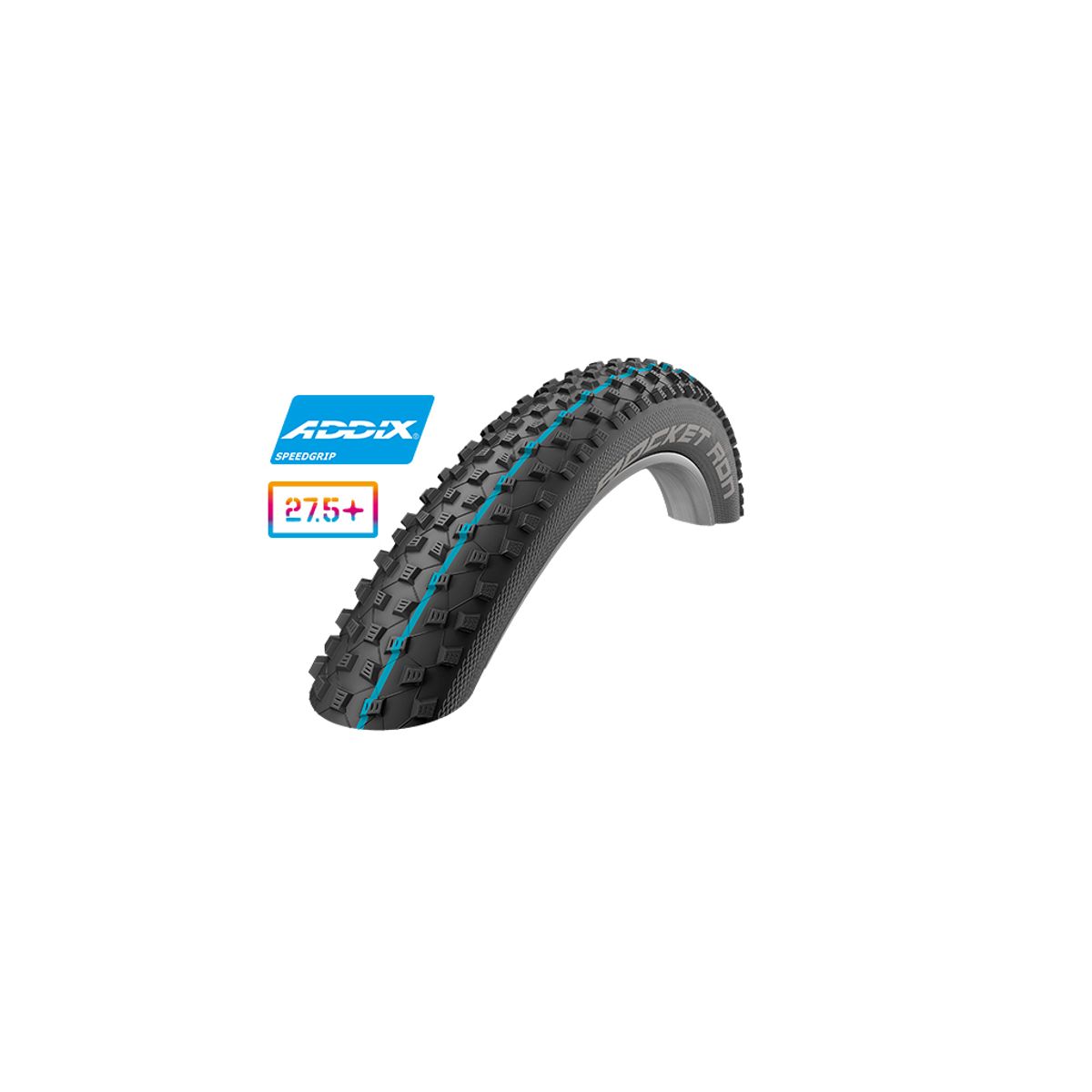 Schwalbe Rocket Ron Addix Speedgrip Evolution Line SnakeSkin TL-Easy Foldedæk - 27,5x2,80