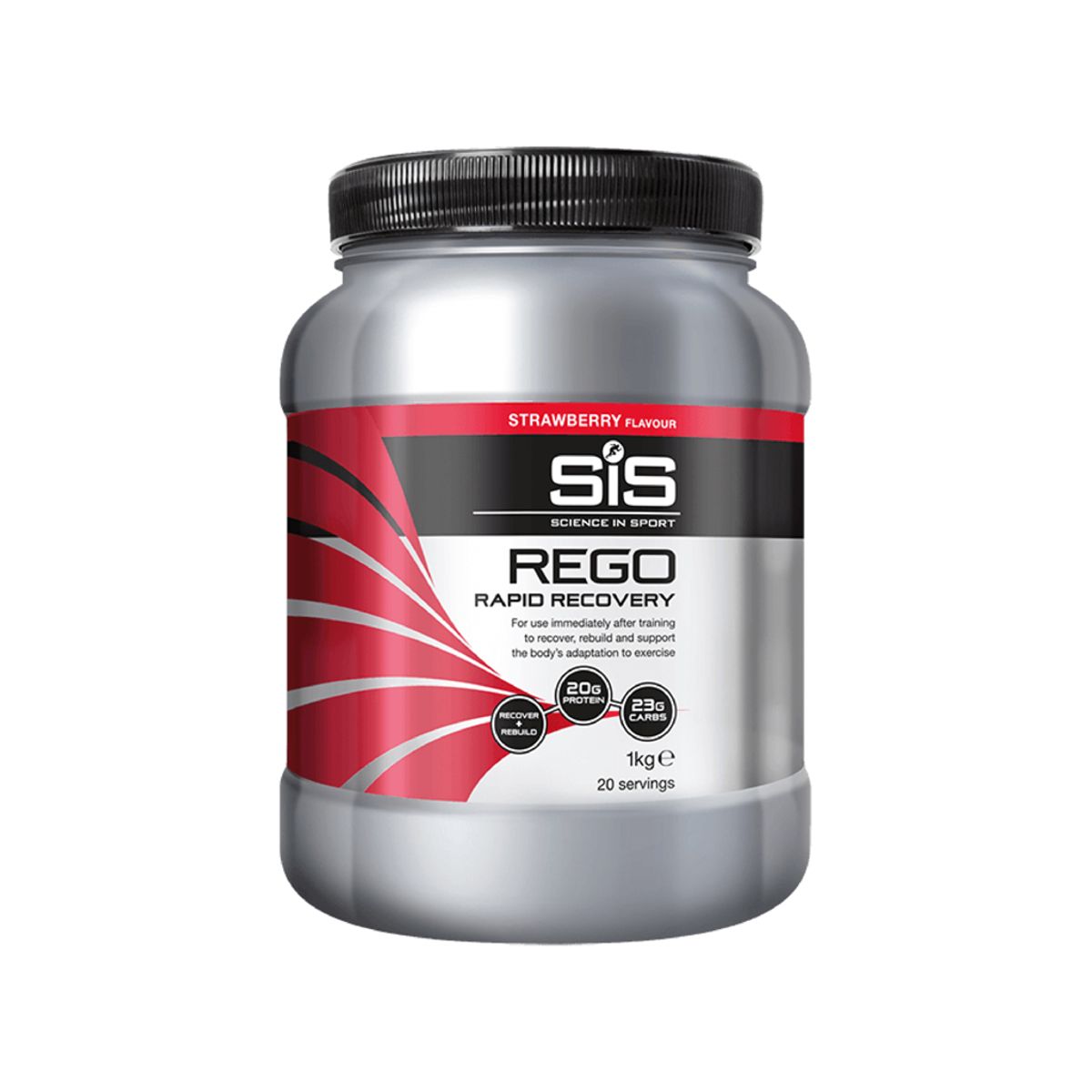 SIS Rego - Rapid recovery - Jordbær - 1,6 kg