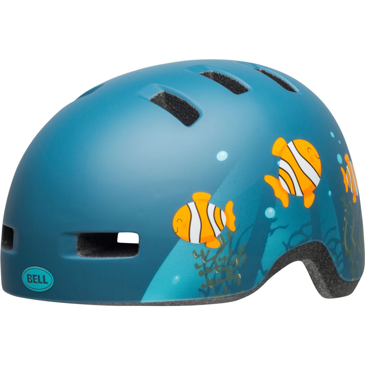 Bell Lil Ripper - Cykelhjelm - Str. 47-54 cm - Clown Fish Mat Gråblå