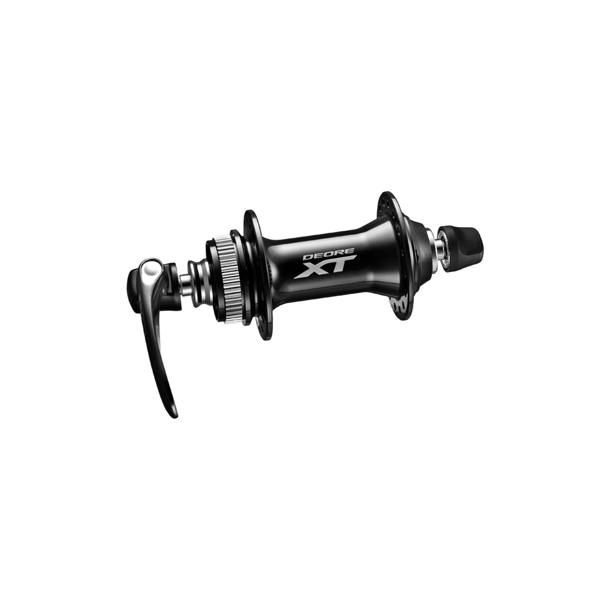 Shimano XT - Fornav QR- HB-M8000 - Disk center lock - Sort - Til 32 eger