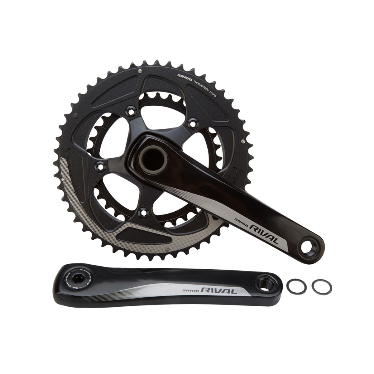 Sram Rival 22 - Kranksæt - 50/34T - GXP - 175 mm - 2 x 11 gear