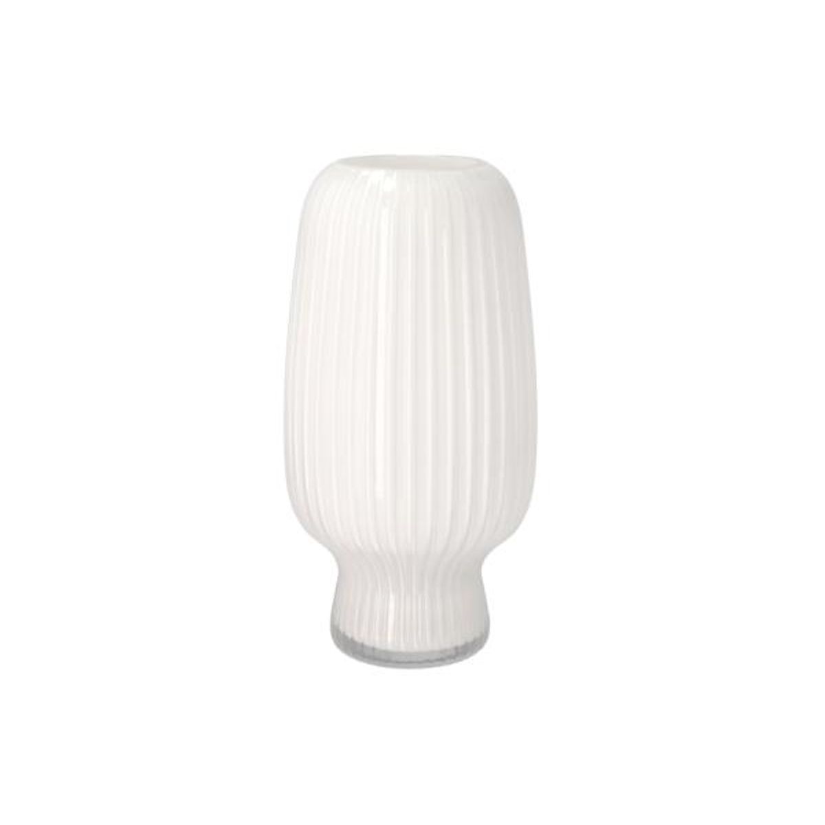 Villa Collection - Vase Cuneo D16 x 31,5 cm Hvid Glas