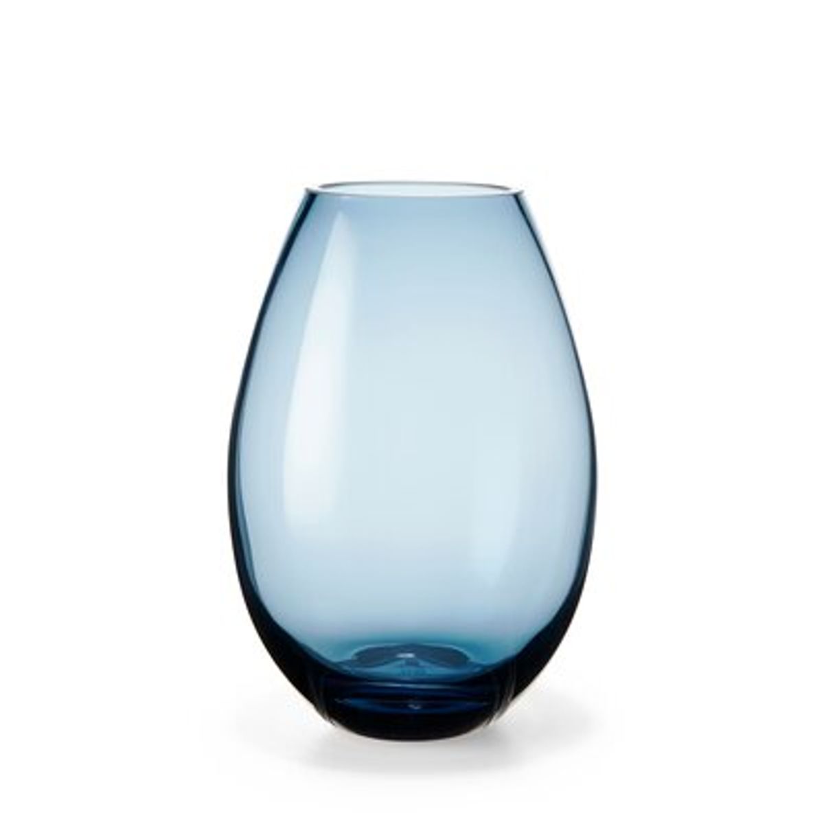 Holmegaard - Cocoon Vase H20.5 cm mørk blå