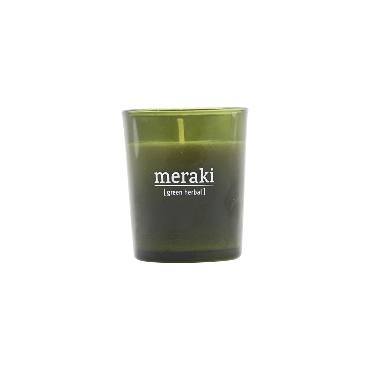 Meraki - Duftlys, Green herbal, lille