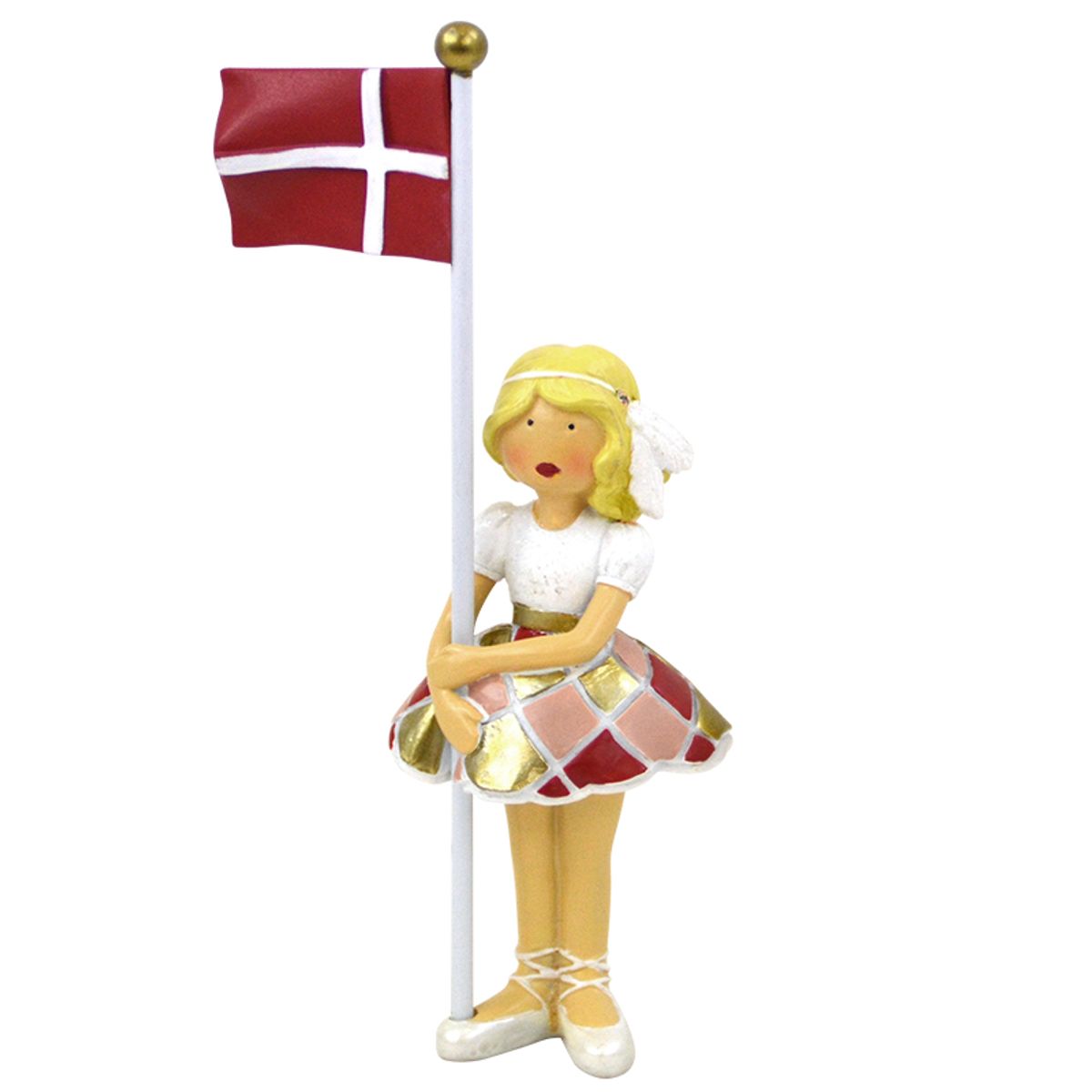 Kids by Friis - Ballerina bordpynt med flag