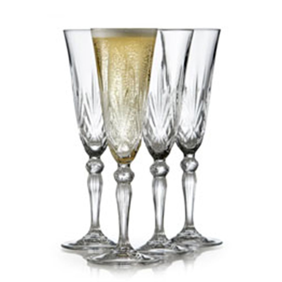 Lyngby Glas - Krystal Melodia Champagne 16 cl 4 stk