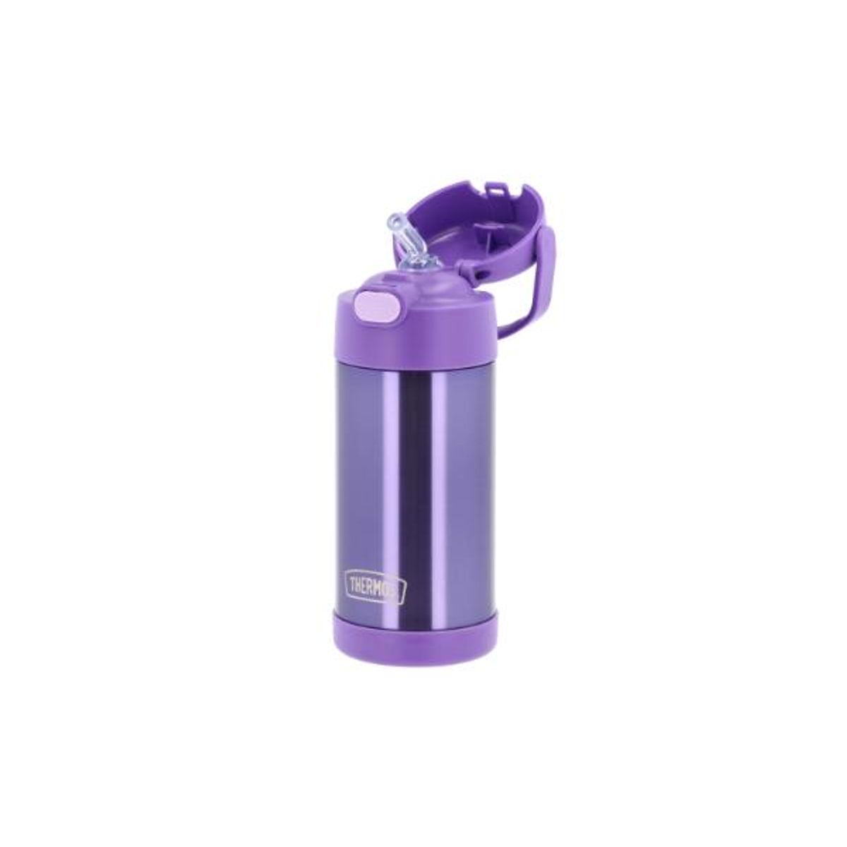 Thermos - Funtainer Drikkeflaske med sugerør 355 ml Violet