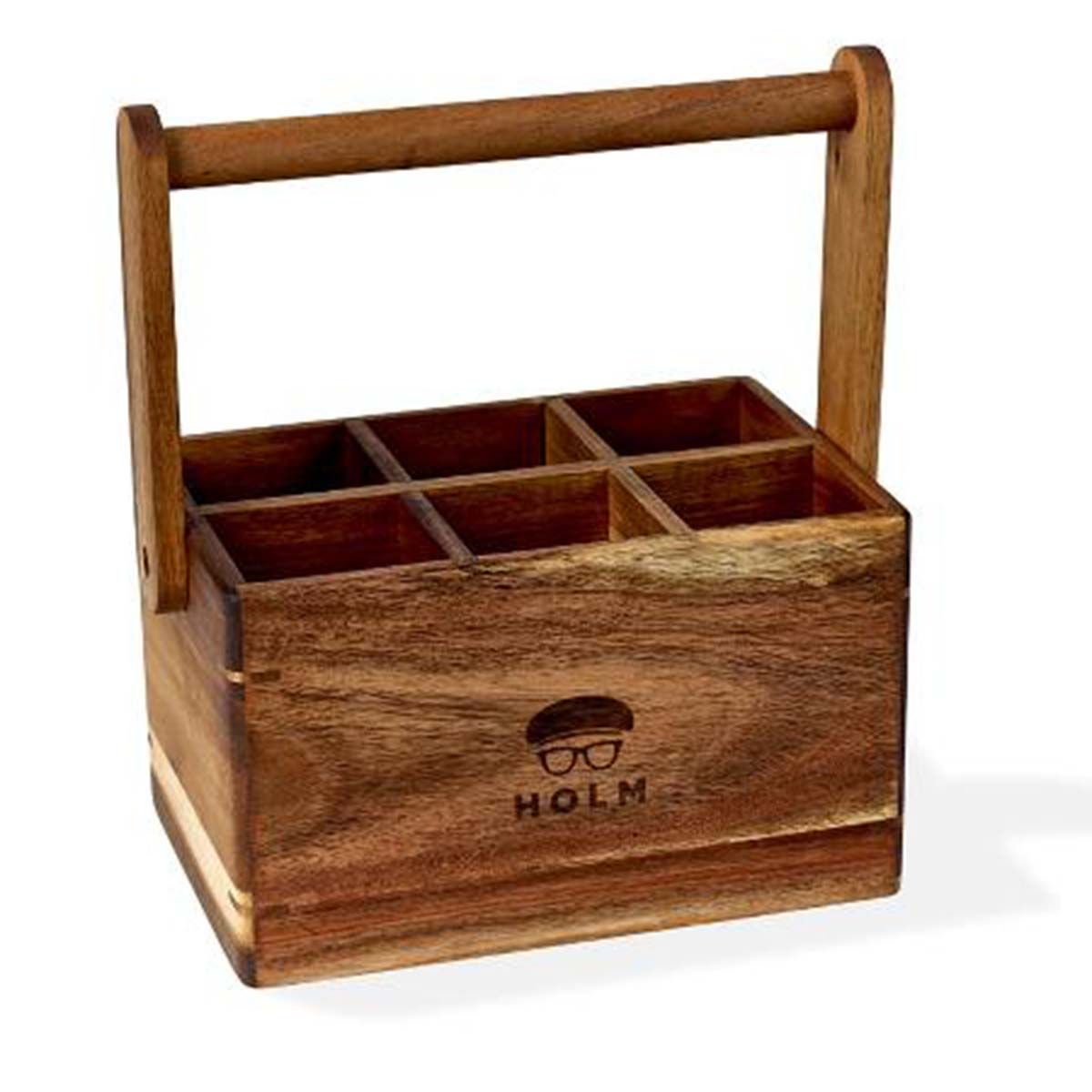 Claus Holm - HOLM Holder 6 rum 24,8 x 14,2 x 22,6 cm Akacietræ