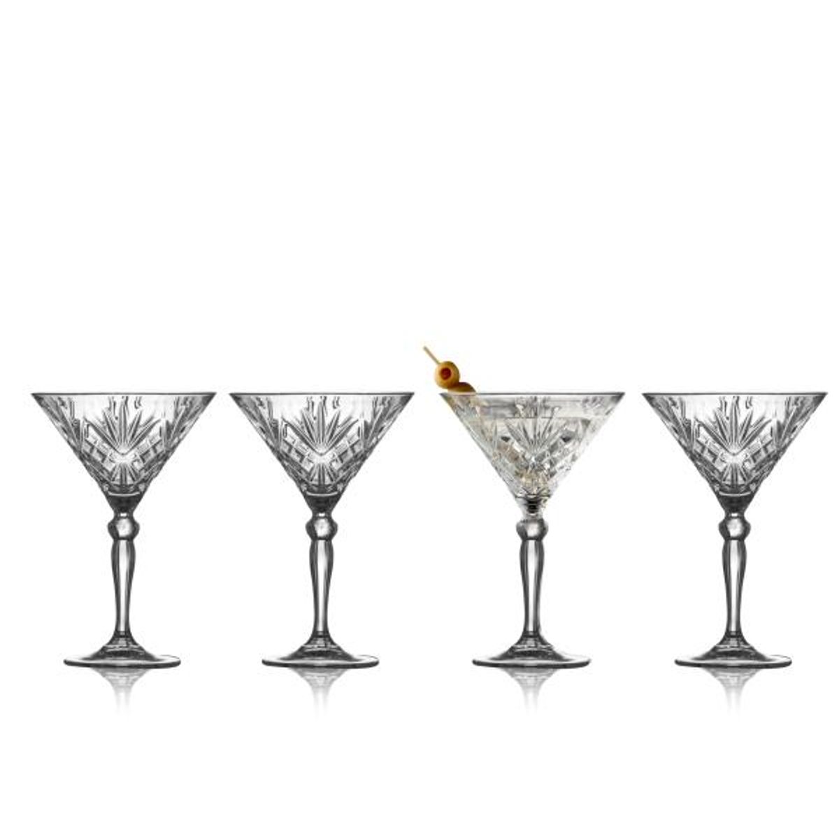 Lyngby Glas - Krystal Melodia Cocktailglas 21 cl 4 stk.