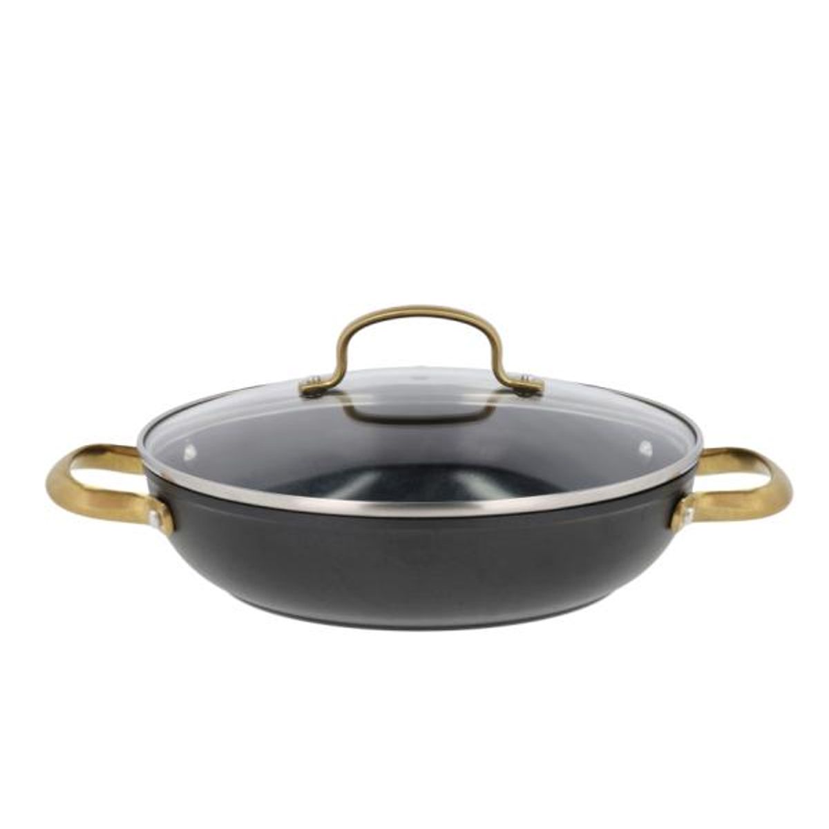 Claus Holm - HOLM Brasserie Sautergryde keramisk non-stick Dia 26 x 6,4 cm 2,7 liter Sort