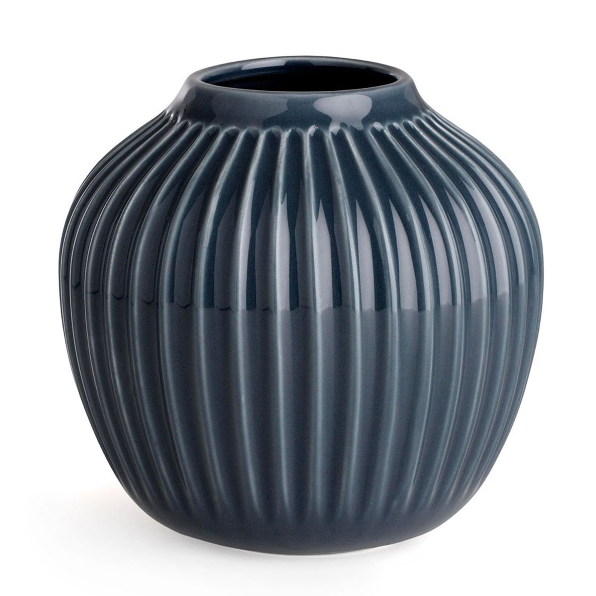 Kähler - Hammershøi vase, 12,5 cm, antracitgrå