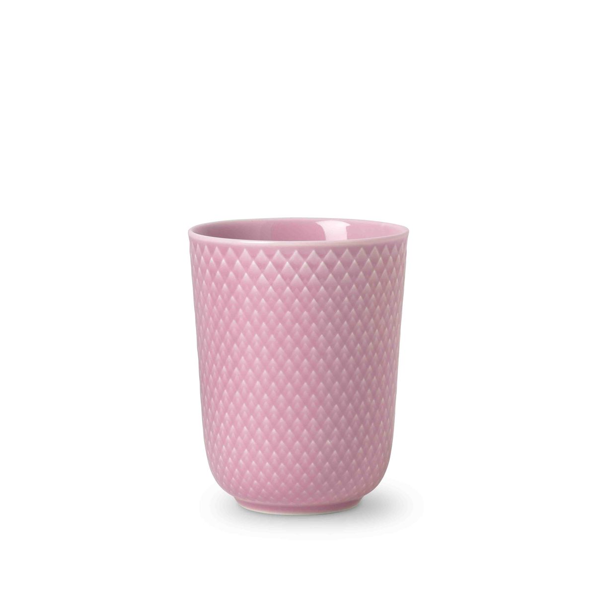 Lyngby Porcelæn - Rhombe Krus 33 cl rosa porcelæn