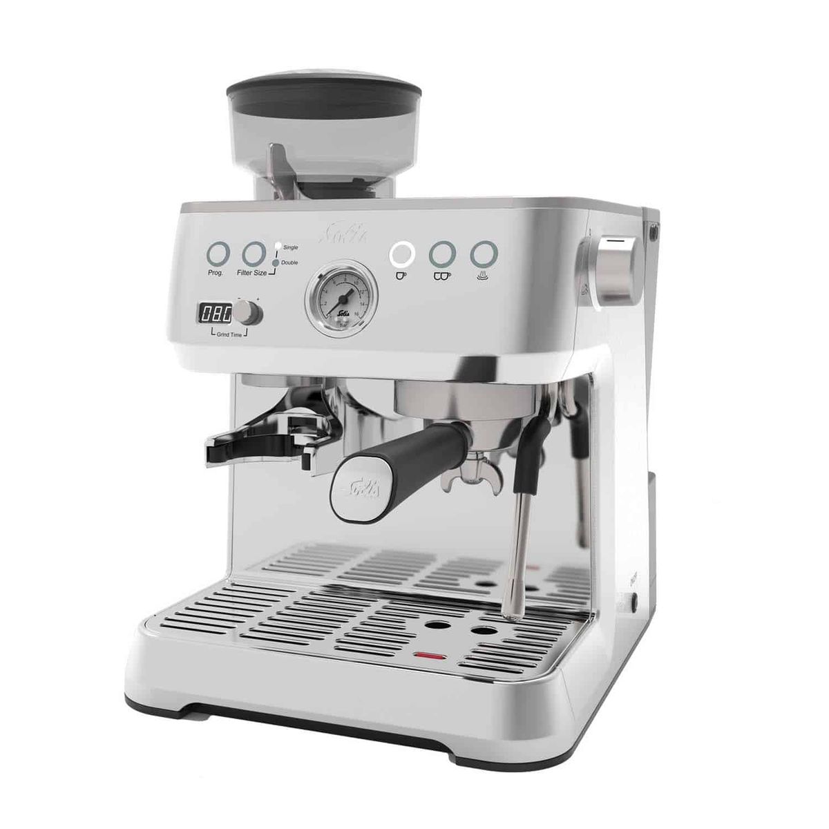 SOLIS Espressomaskine Grind & Infuse Perfetta Silver