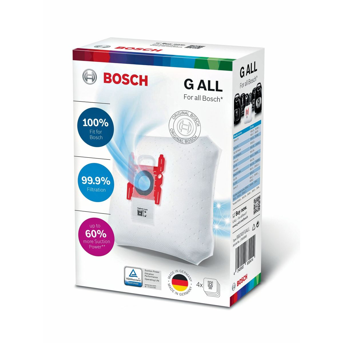 Bosch Støvsugerposer BBZ41FGALL