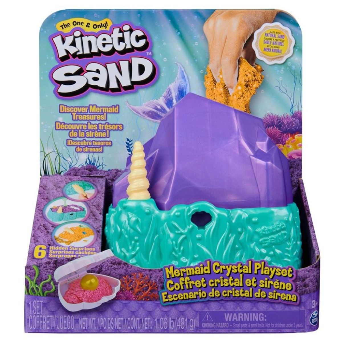 Kinetic Sand®, Havfrue Krystal Legesæt