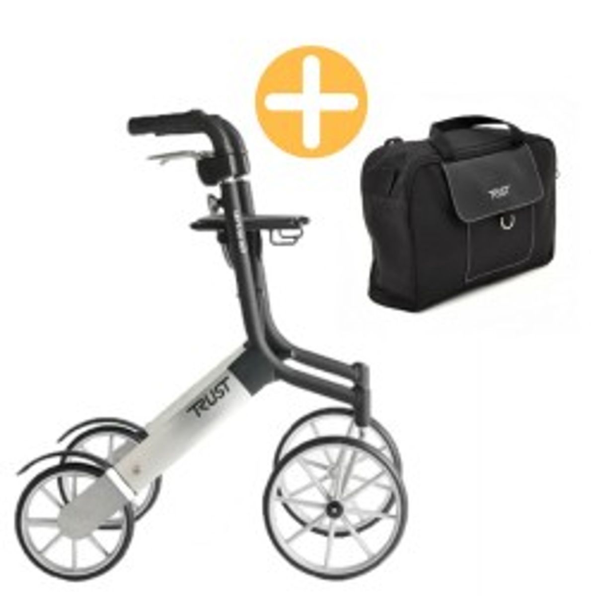 TrustCare Lets Go Out Udendørs Rollator inkl. taske