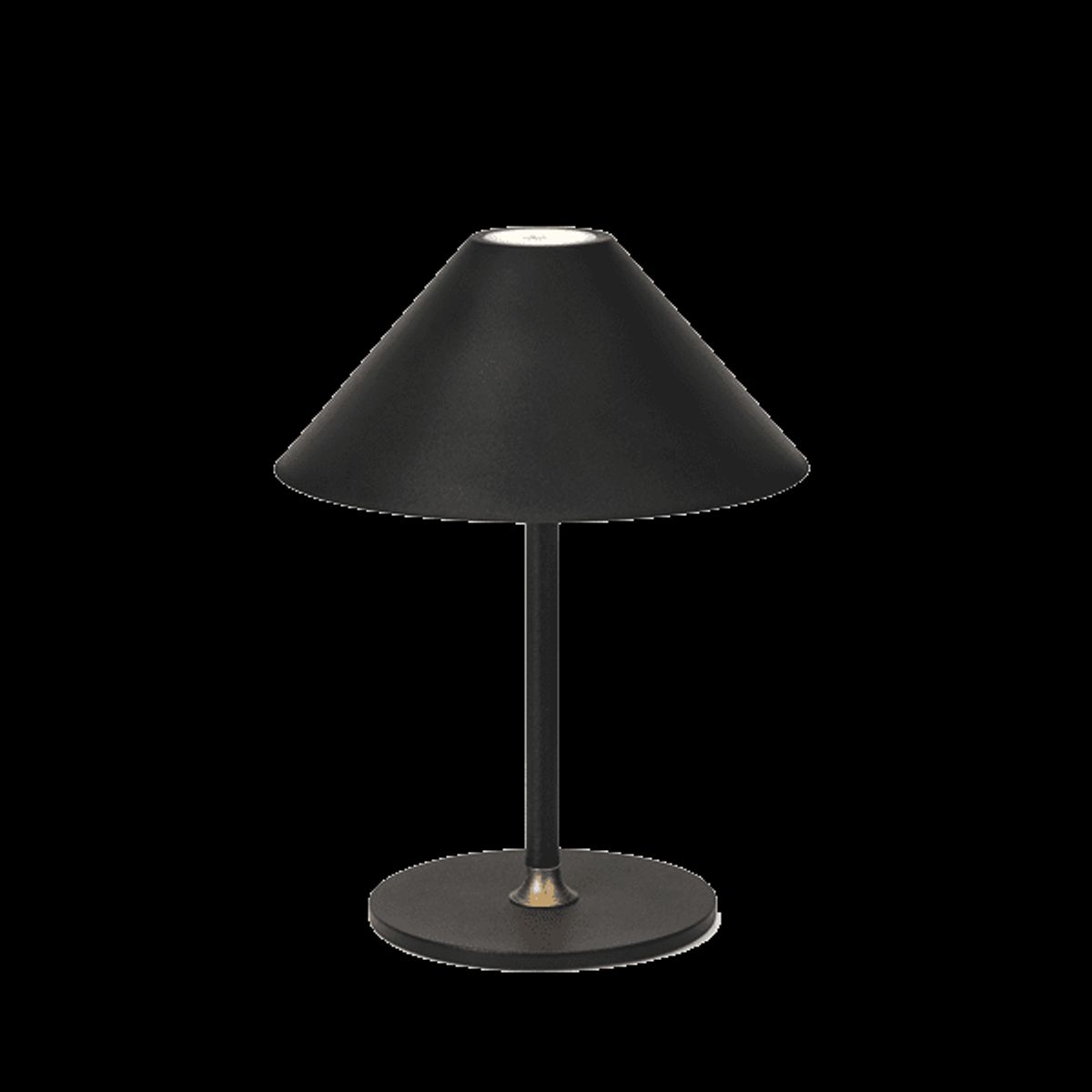 Bordlampe Hygge - Halo design - Sort