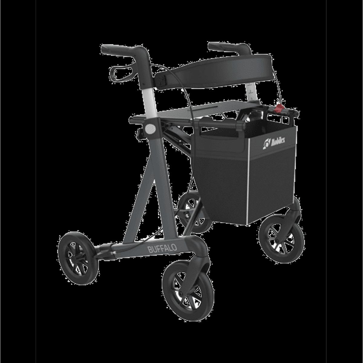 Rollator Buffalo | letvægtsrollator - 62 cm.