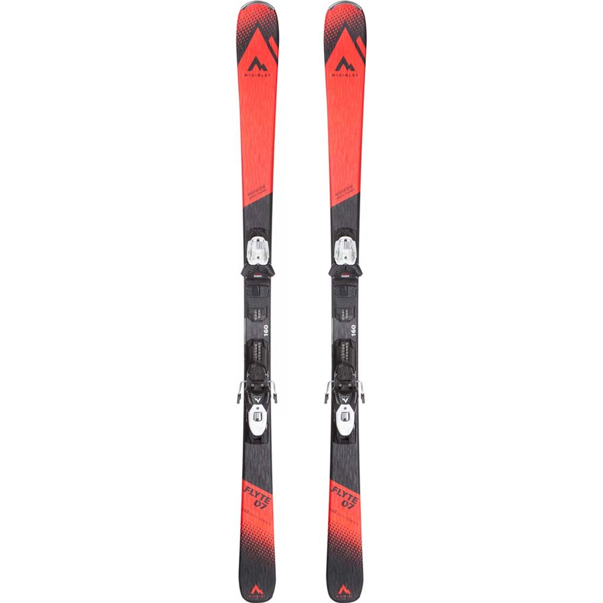 Mckinley Flyte 07 Ski - Incl. Gw Binding (Farve: Red Light/black, Størrelse: 144)