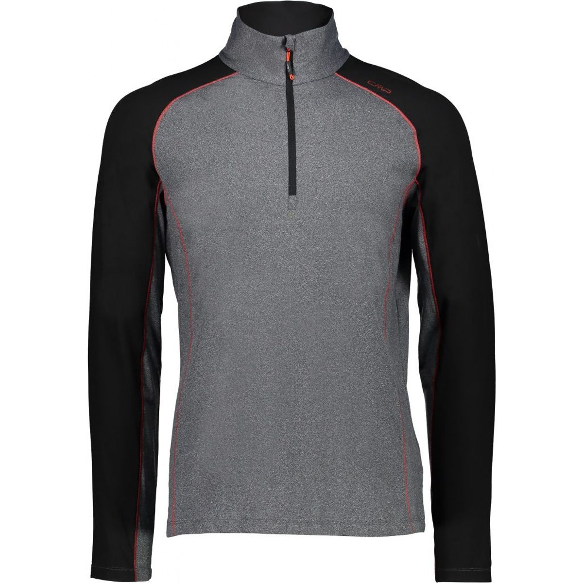 Cmp Softtech Functional Midlayer Herre (Farve: Sort, Størrelse: 52)