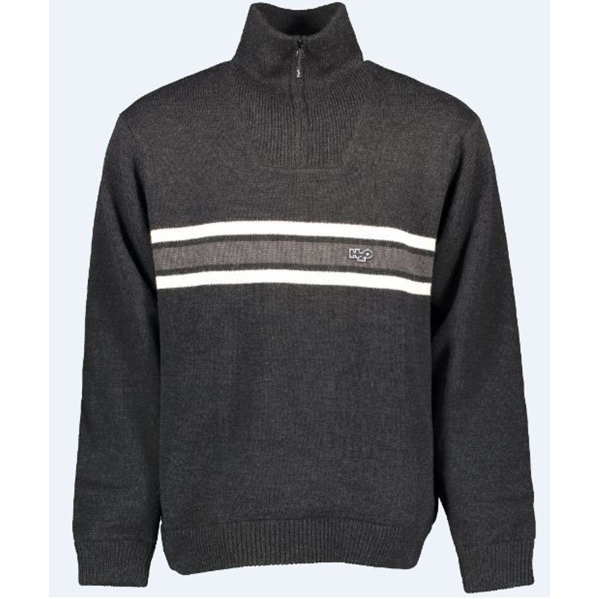 H2o Icon Stripe Wind Knit Herre (Farve: Sort, Størrelse: S)