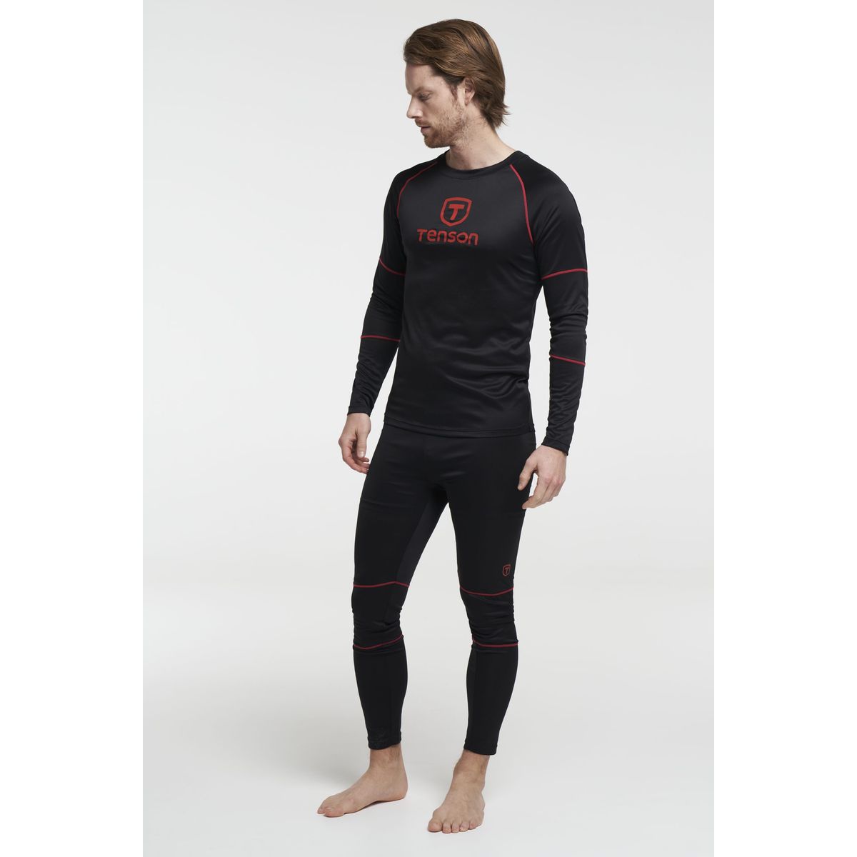 Tenson Baselayer Set Herre (Farve: Sort, Størrelse: 3xl)