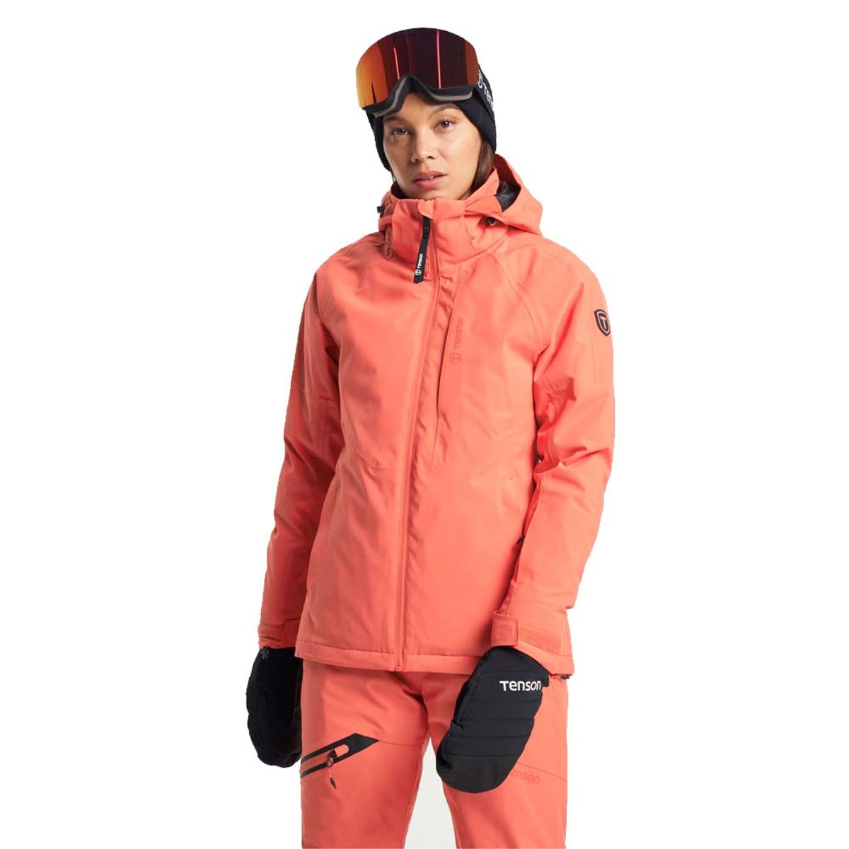 Tenson Core Jakke Dame (Farve: Coral Neon, Størrelse: Xxl)