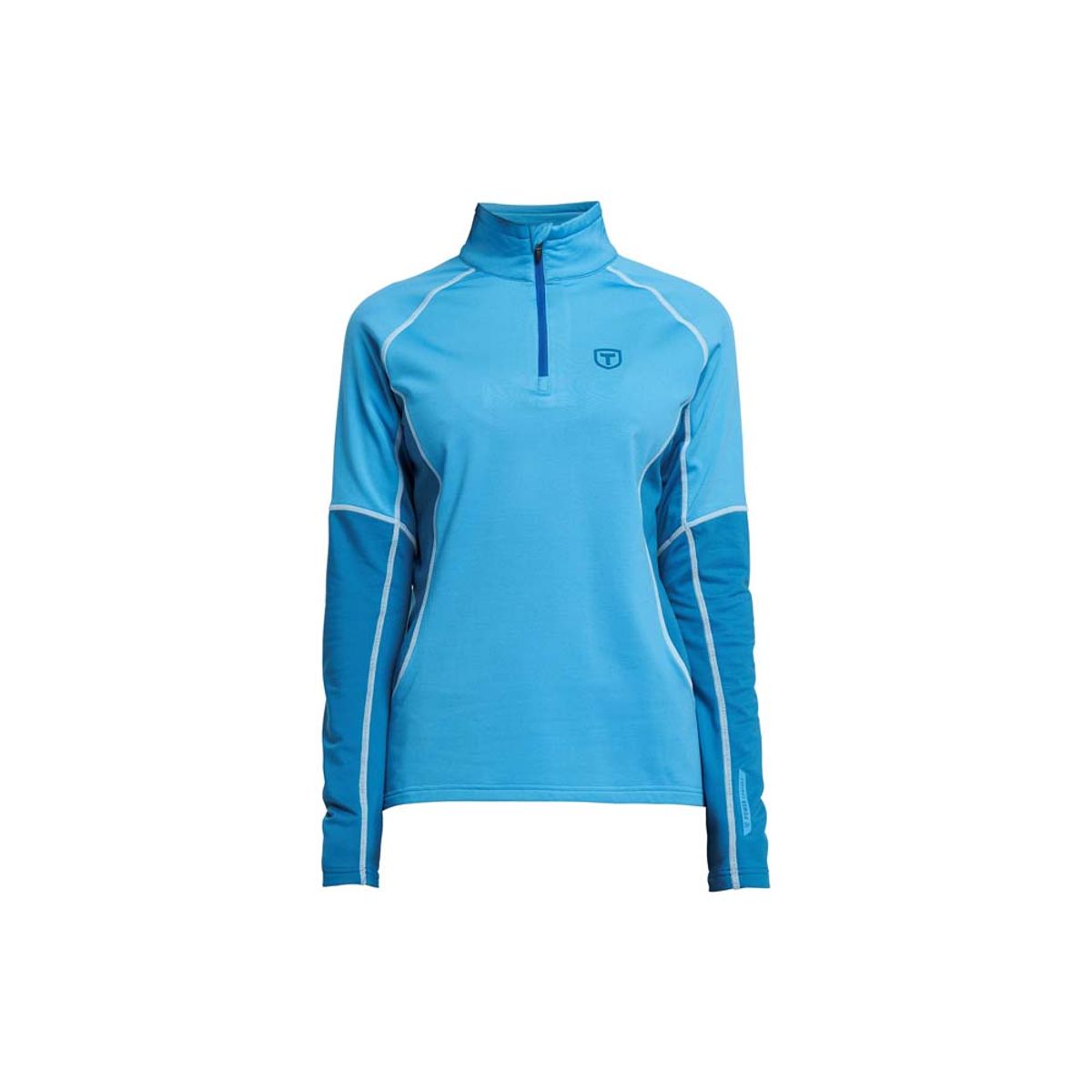 Tenson Halfzip Midlayer Dame (Farve: Tyrkis, Størrelse: Xl)