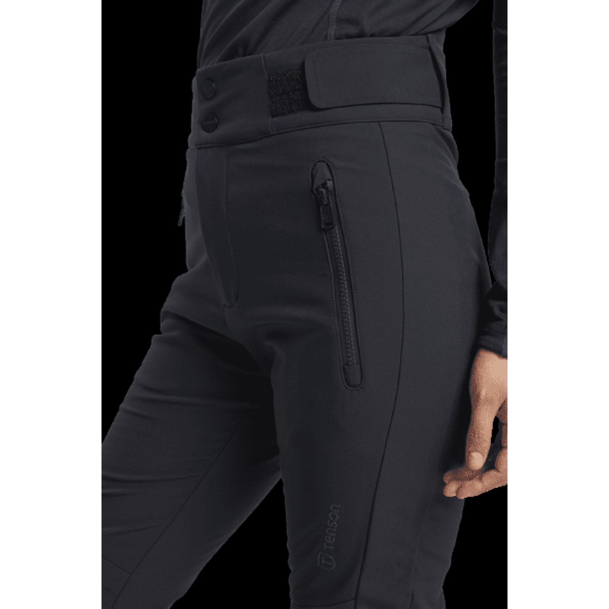 Tenson Grace Softshell Skibukser Dame (Farve: Sort, Størrelse: Xs)