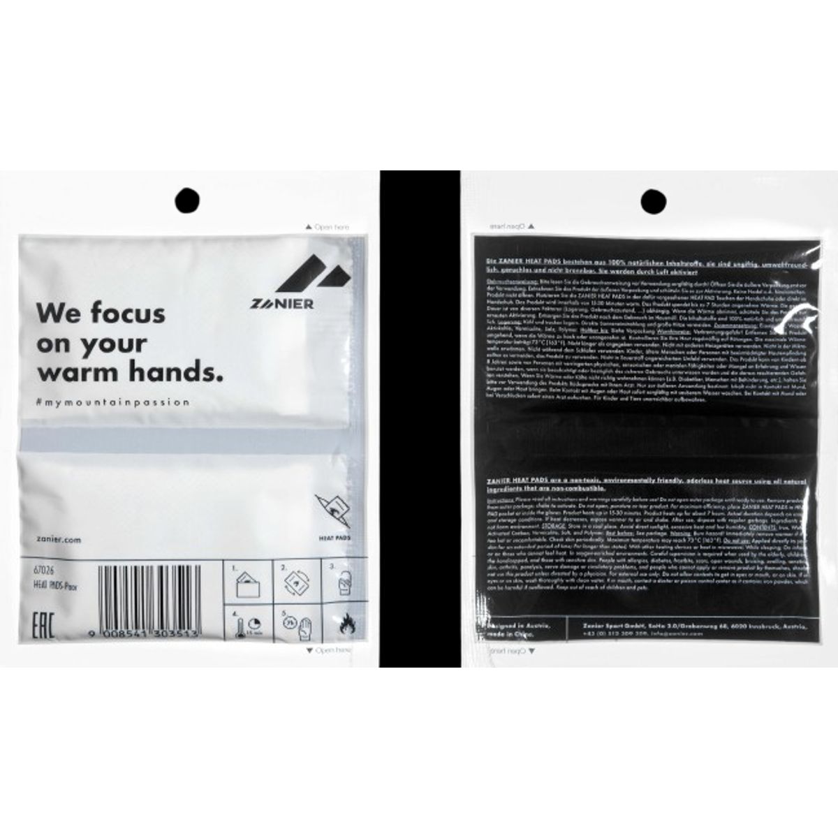 Heat Pads (Farve: Sort, Størrelse: Onesize)