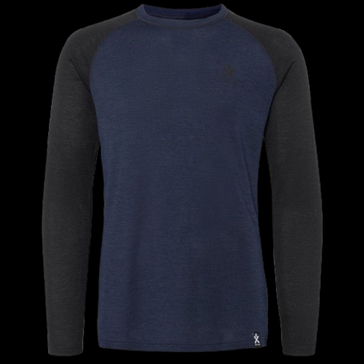 Bula Norm 50% Merino Uld Crew Trøje (Farve: Sort, Størrelse: M)