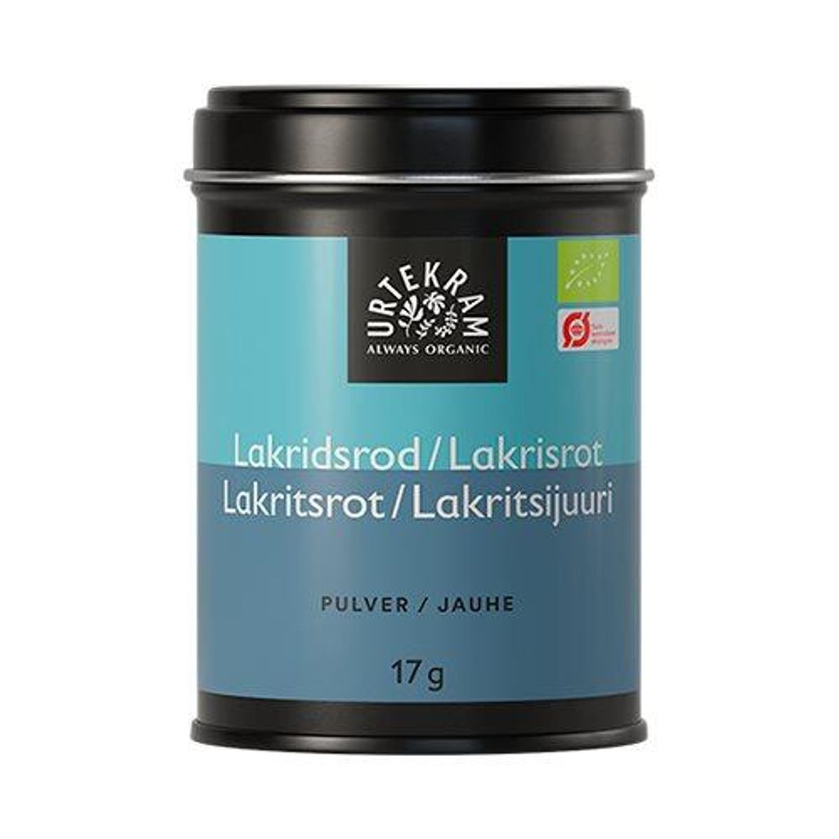 Lakridsrodspulver Økologisk Urtekram - 17 gram