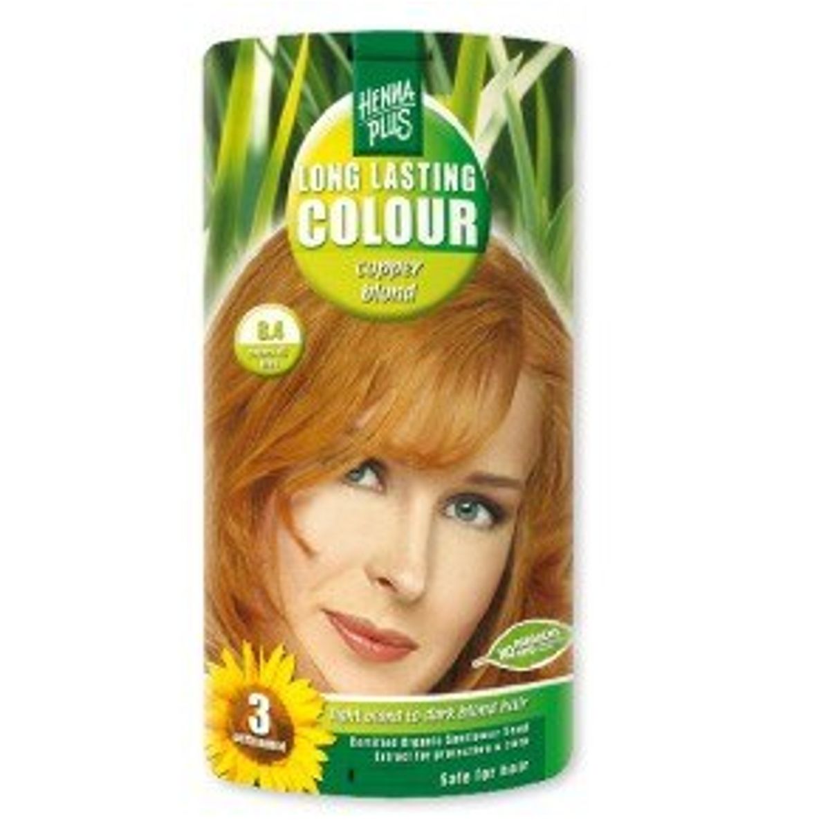 Henna Plus - Long lasting colour system , Copper Blond 8,4