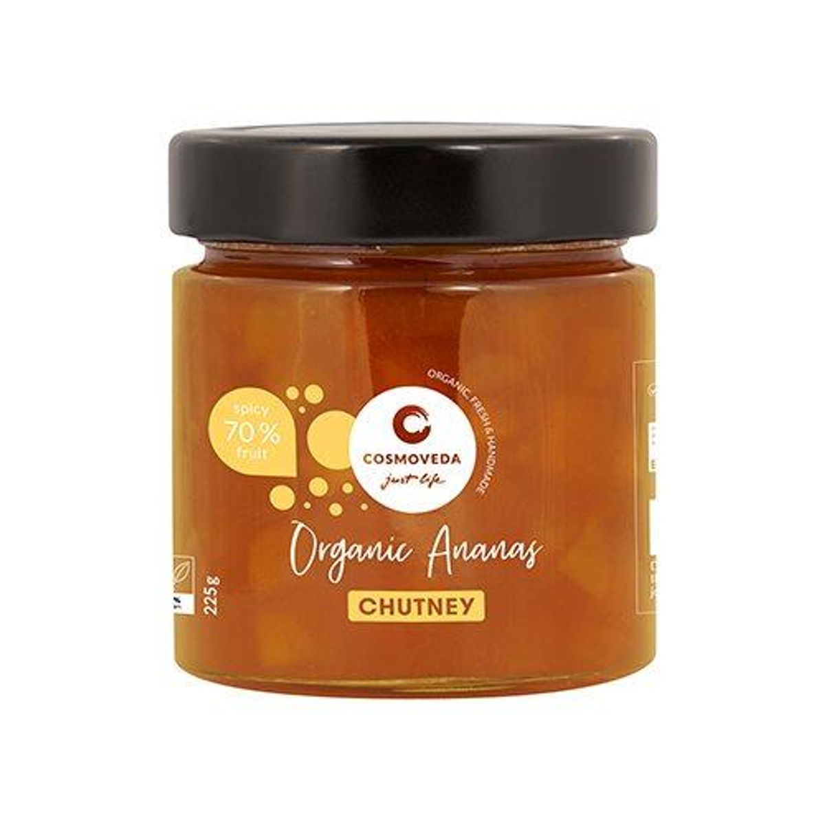 Chutney Ananas Økologisk - 225 gram