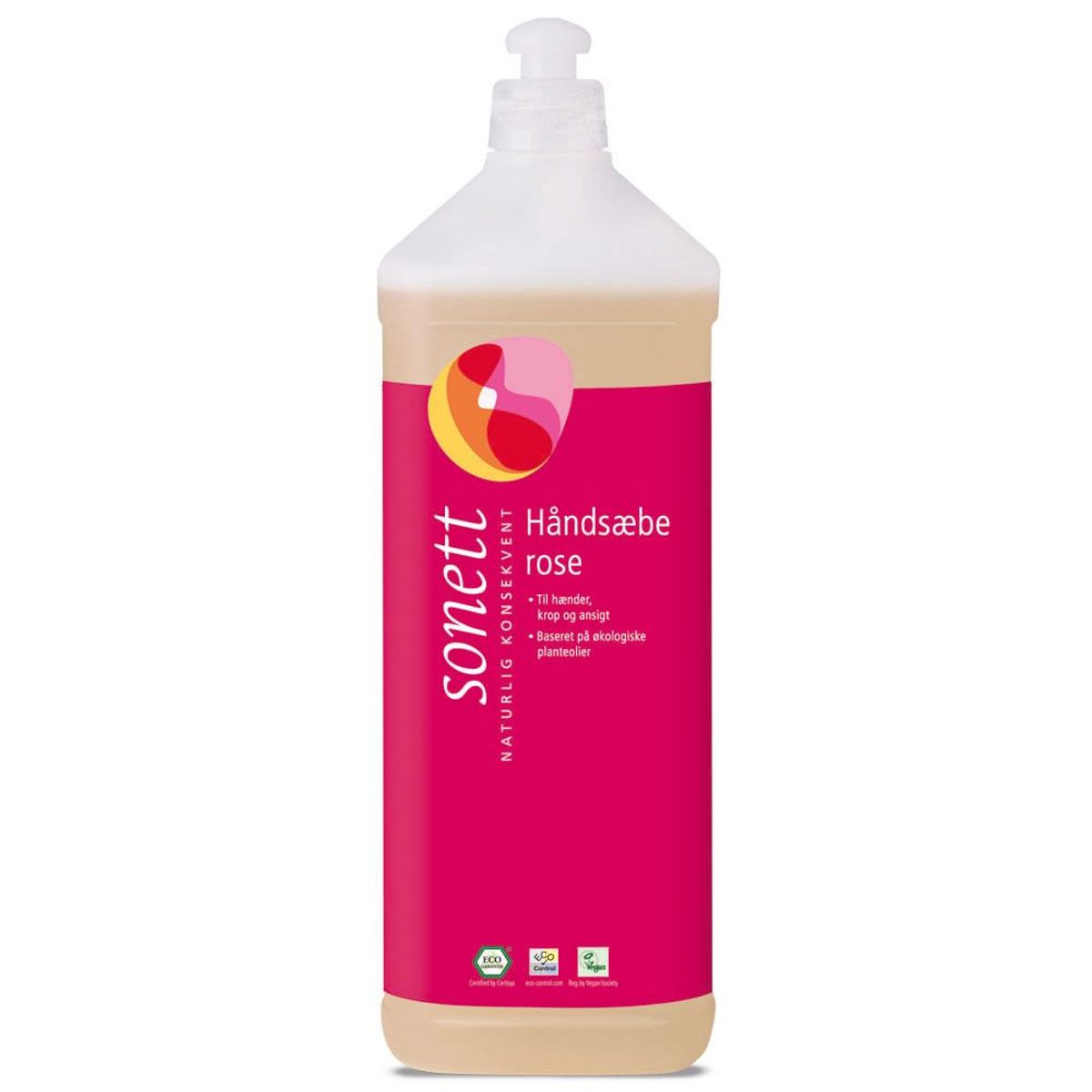 Sonett Håndsæbe rose - 1 ltr