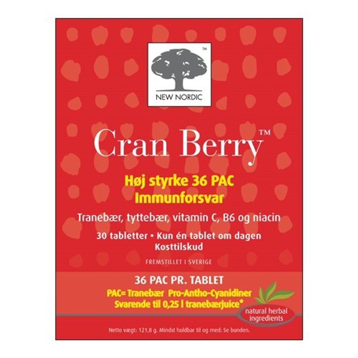 Cran Berry - 30 tabletter