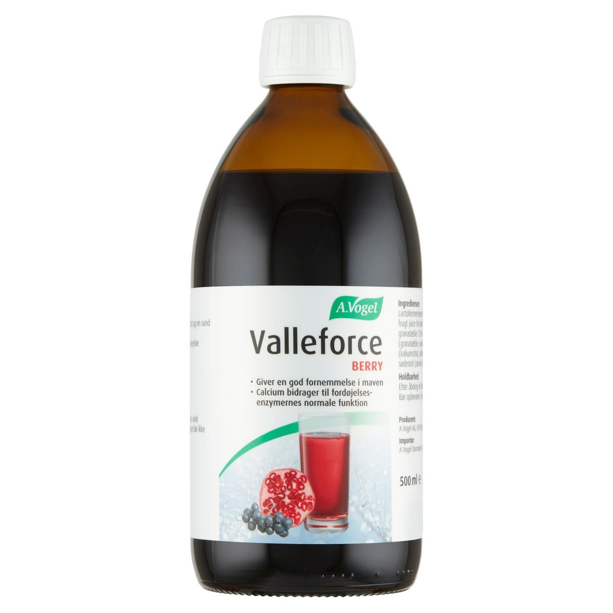 Valleforce Berry - 500 ml. Udløbsdato: 28-02-2025