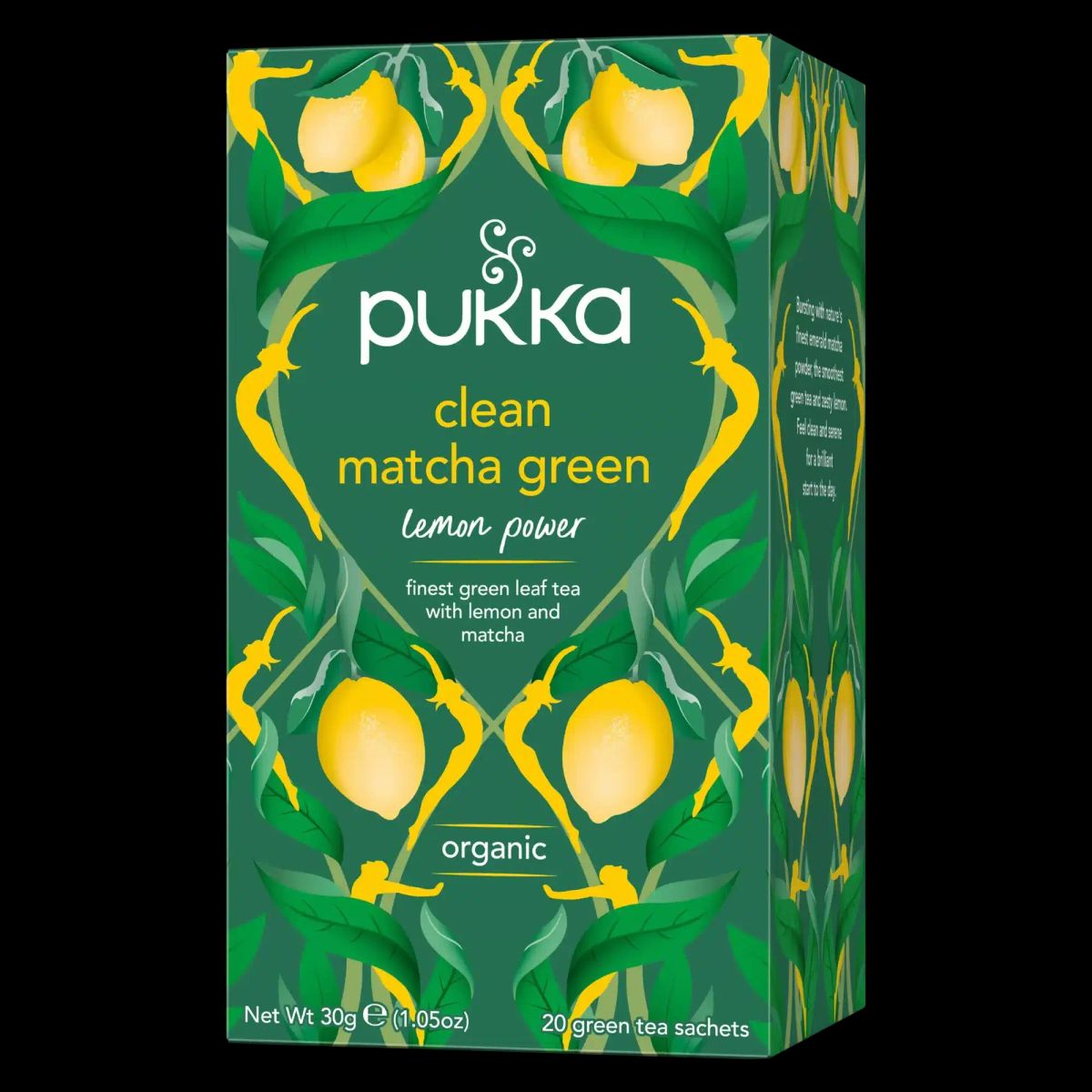 Pukka Clean Green te Økologisk - 20 breve