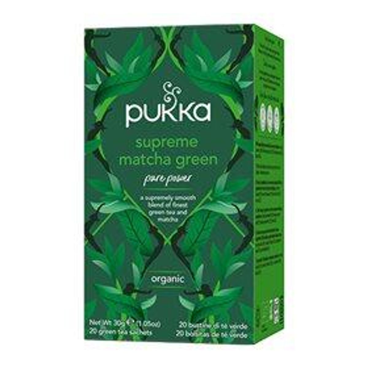 Pukka Supreme Green Matcha te Økologisk 20 breve