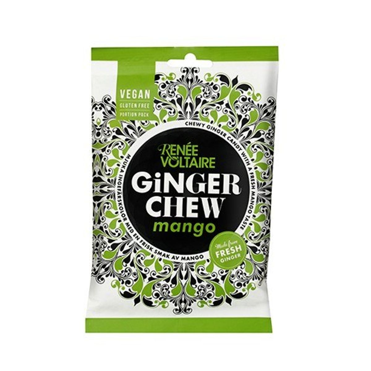 Ginger Chews Mango René Voltaire 120 gram