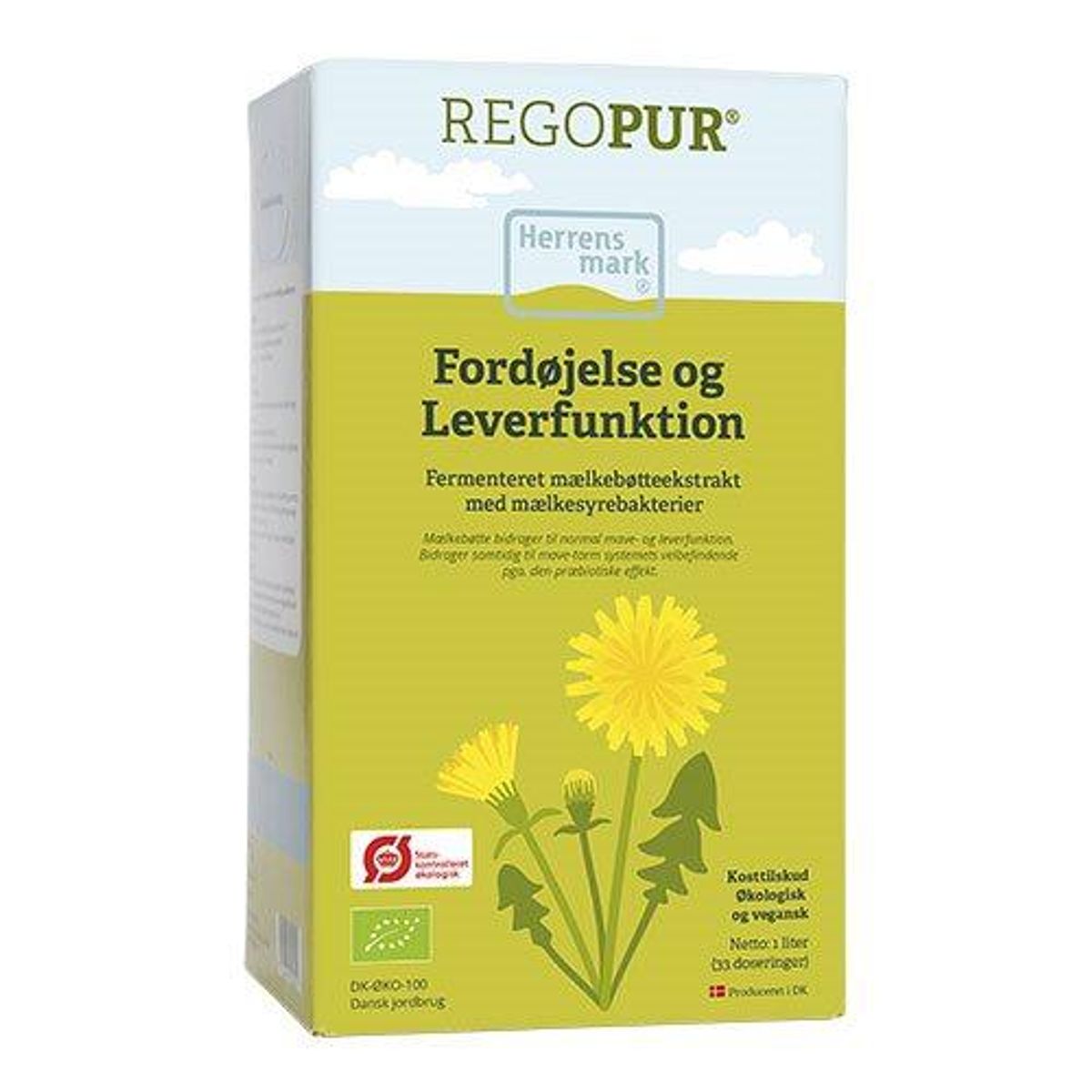 Regopur Økologisk Herrens Mark - 1 liter