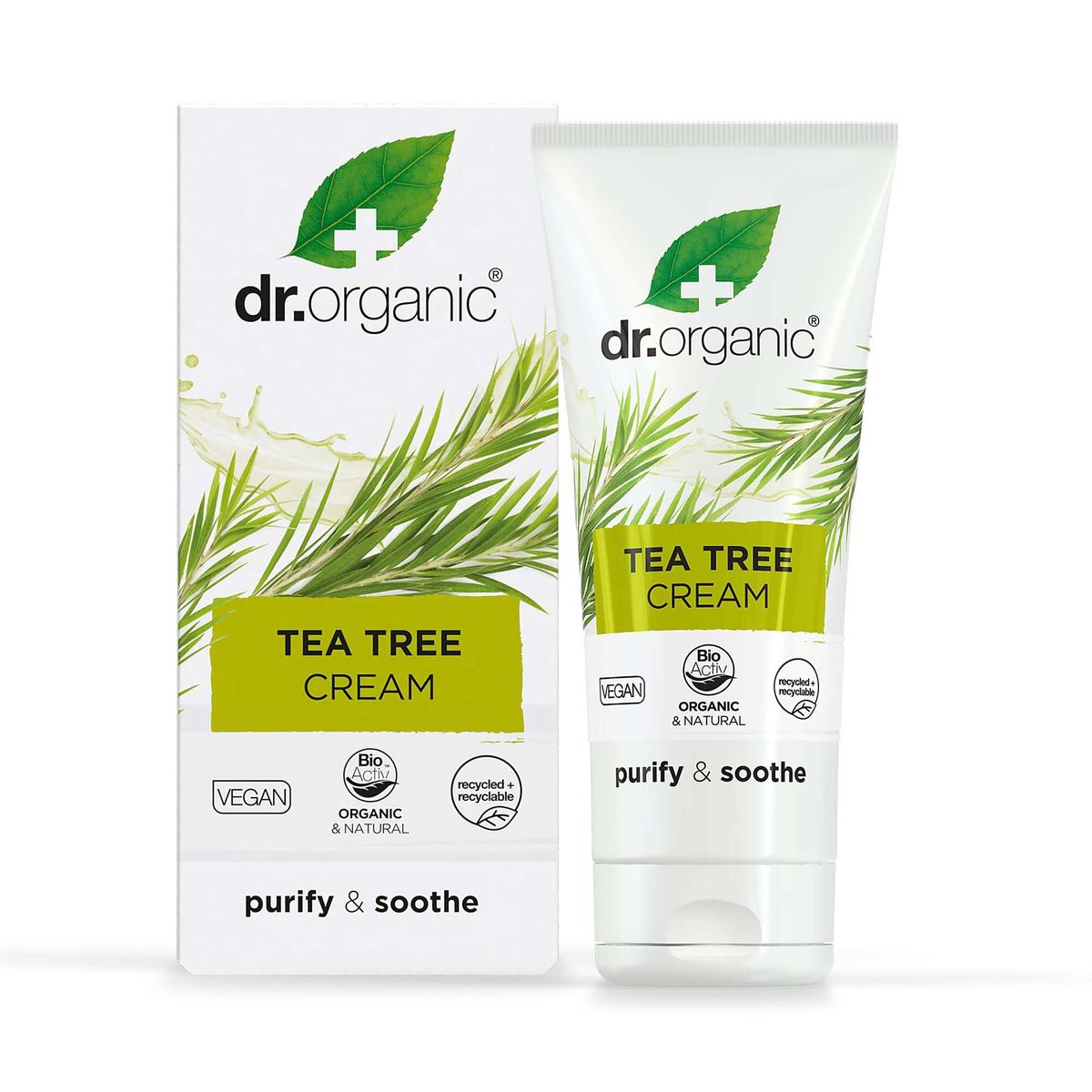 Antiseptisk Cream Tea Tree Dr. Organic - 50 ml.