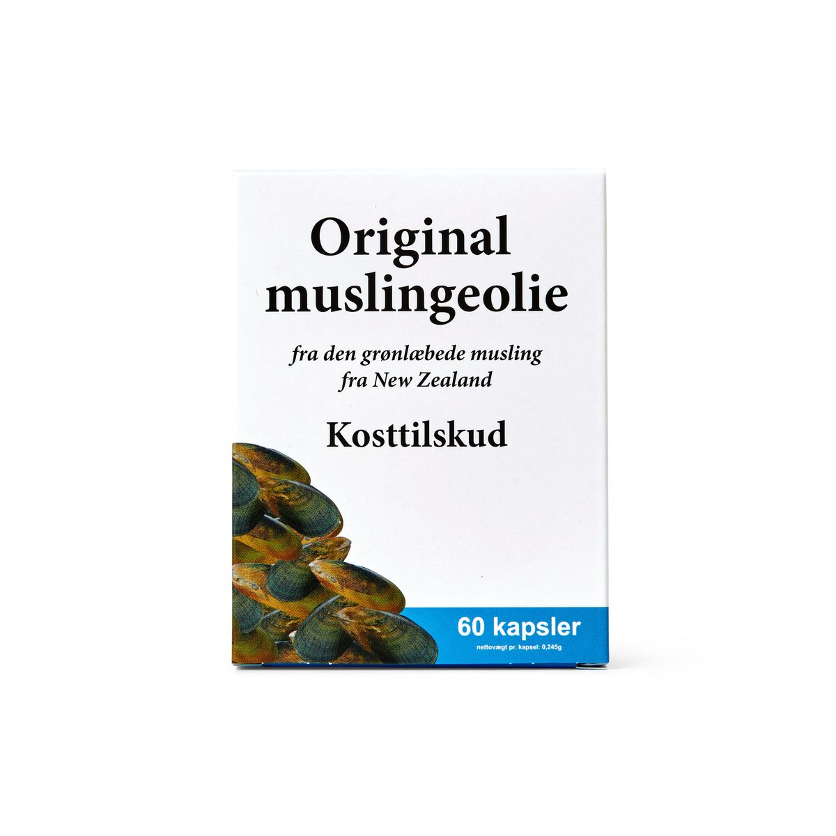 Orignal Muslingeolie - 60 kapsl.