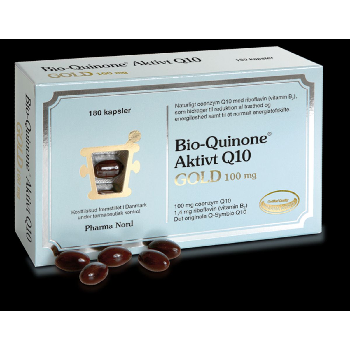 Bio-Quinone Q10 Gold 100 mg. - 180 kapsler