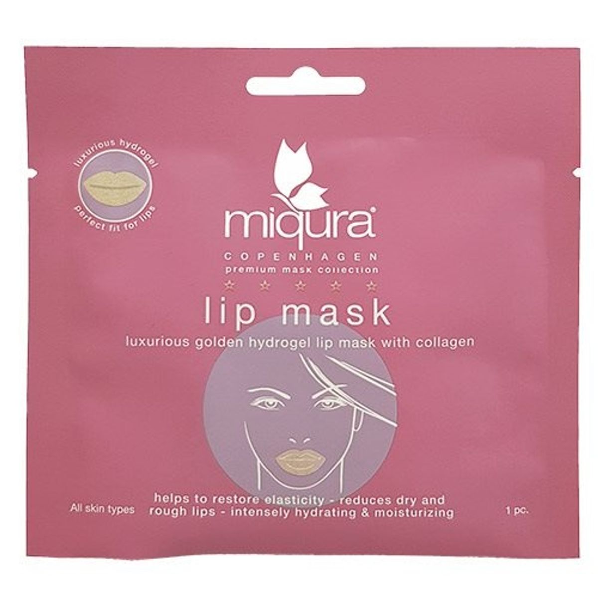 Miqura Lip Mask - 1 stk