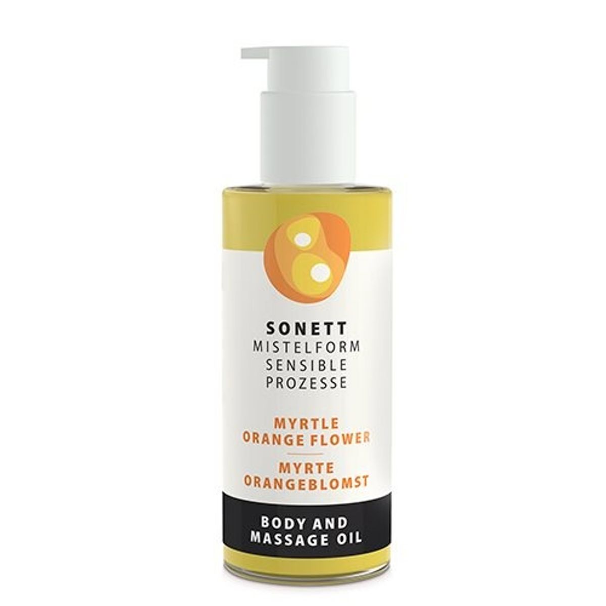 Sonett Krops & Massageolie Myrte/ Orangeblomst - 145 ml.